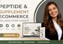 create peptide supplement nutraceutical ecommerce wellness store website